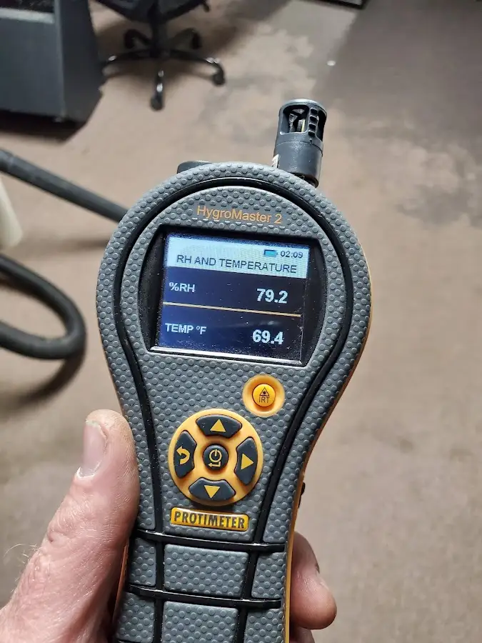 Moisture meter humidity assessment for Mold Remediation & Removal in South San Gabriel