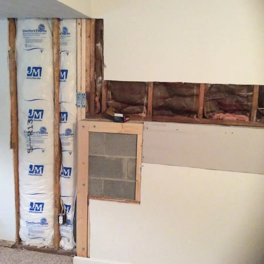 Wall insulation replacement during Structural Drying in South San Gabriel